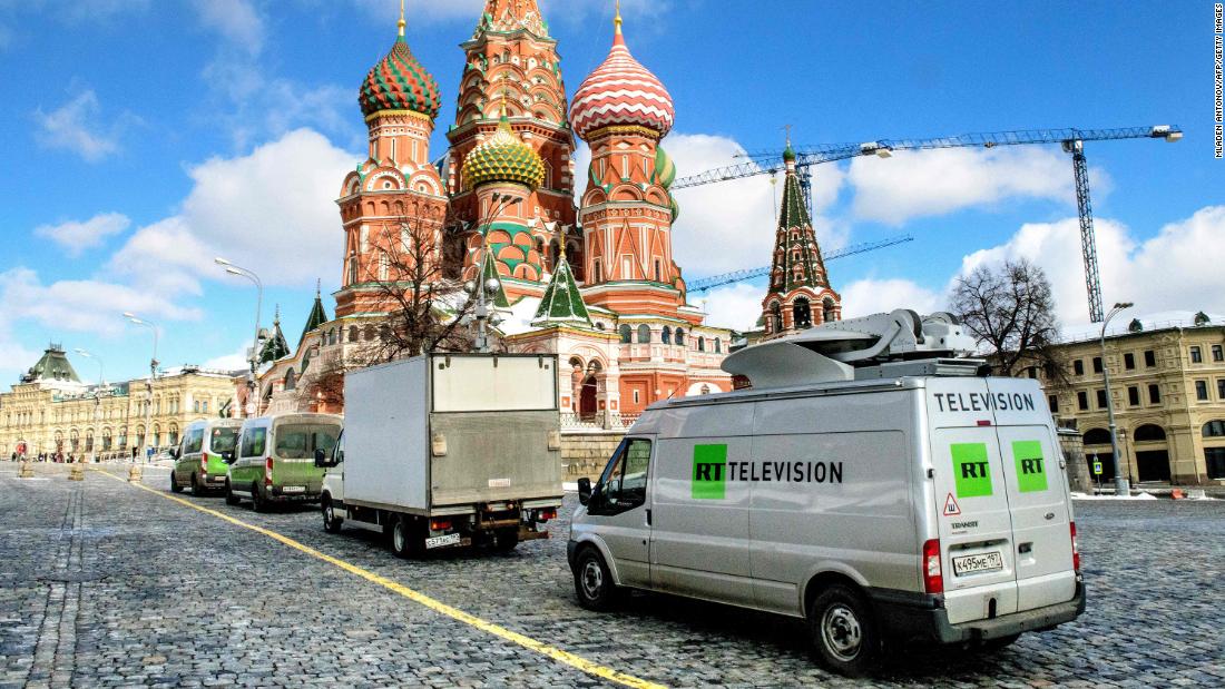 Britain bans Russian state TV channel RT