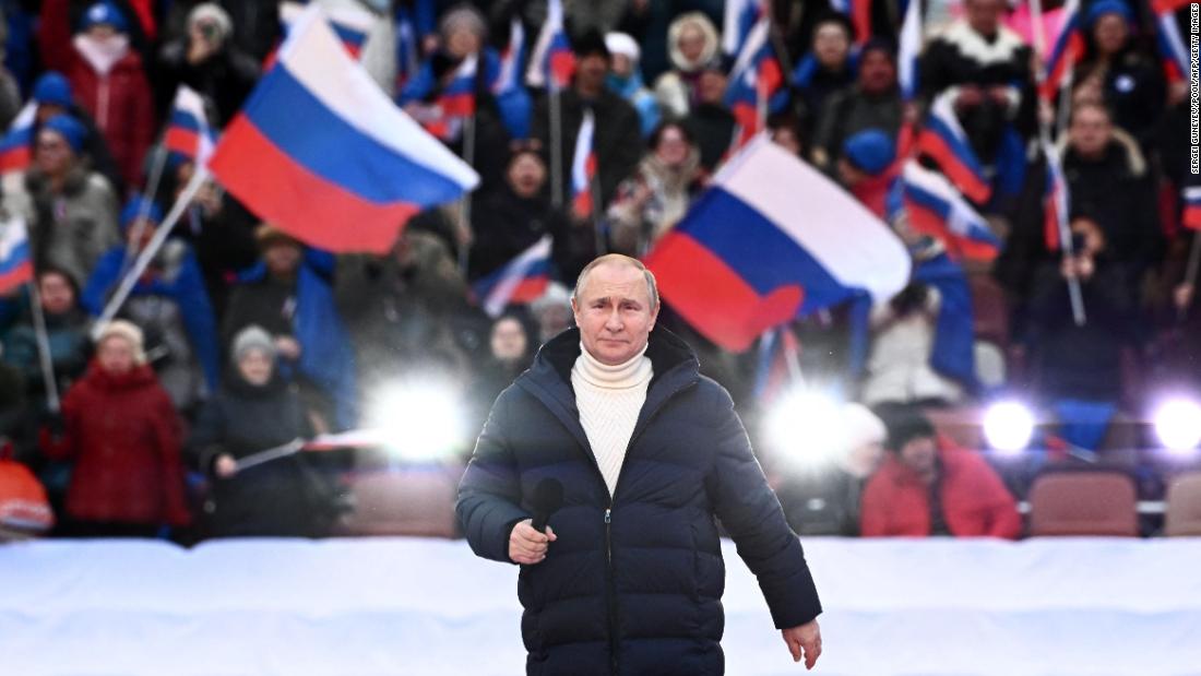 Putin celebrates anniversary of Crimea annexation at stadium rally amid Russia’s onslaught of Ukraine – CNN