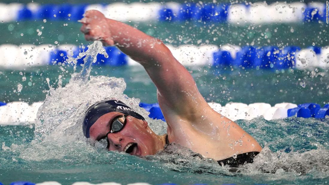 Transgender swimmer Lia Thomas finishes 5th in NCAA women's 200-yard freestyle final