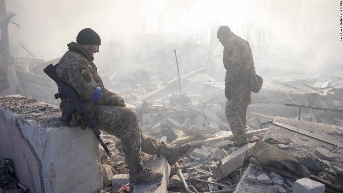 Rescue efforts underway in Mykolaiv. Russia also claims its hypersonic missiles destroyed an ammunition warehouse.