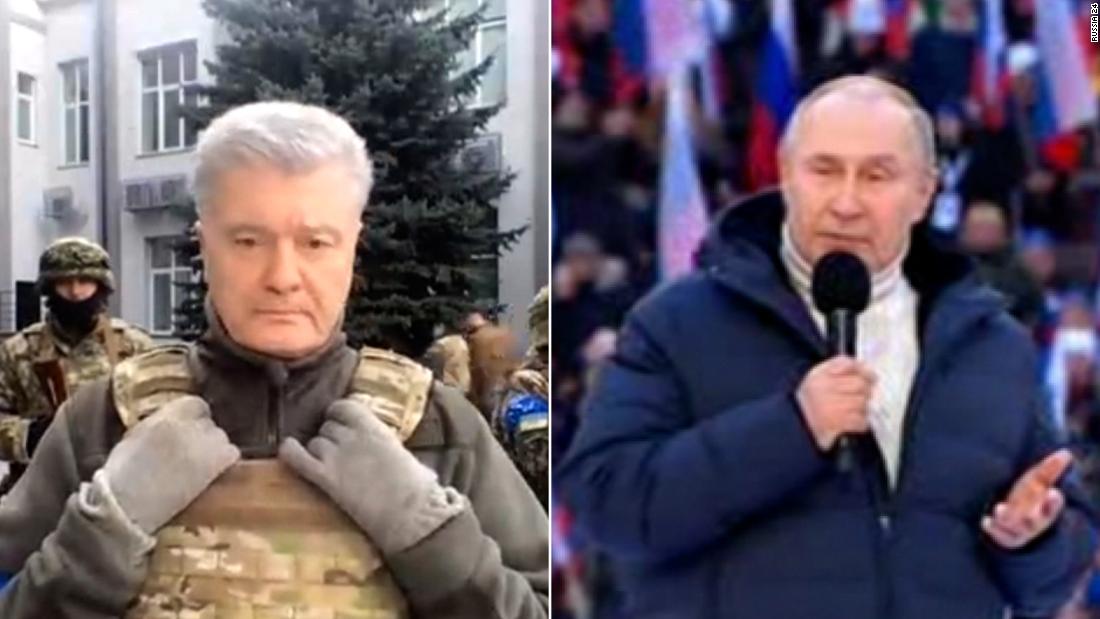 Video: Former Ukrainian President Petro Poroshenko reacts to Putin’s ‘genocide’ claim – CNN Video