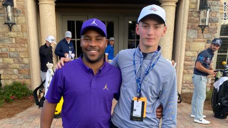Golod played with Harold Varner III at TPC Sawgrass during the tournament. 