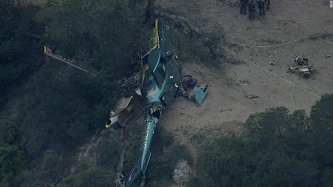 5 injured in Los Angeles County Sheriff’s Department helicopter crash