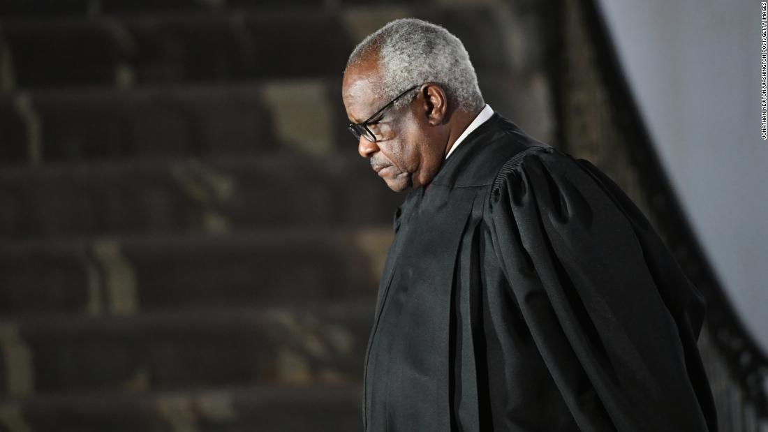 Justice Clarence Thomas hospitalized 'after experiencing flu-like symptoms'