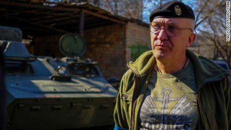 Retired Ukrainian seaman Yuri Golodov, 69, is the deputy commander of a Ukrainian Defense Forces unit specializing in capturing and repurposing Russian military equipment.