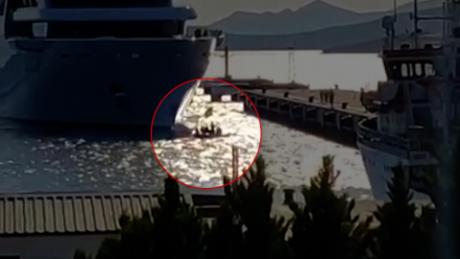 Ukrainian sailors block Russian billionaire&#39;s yacht in Turkey