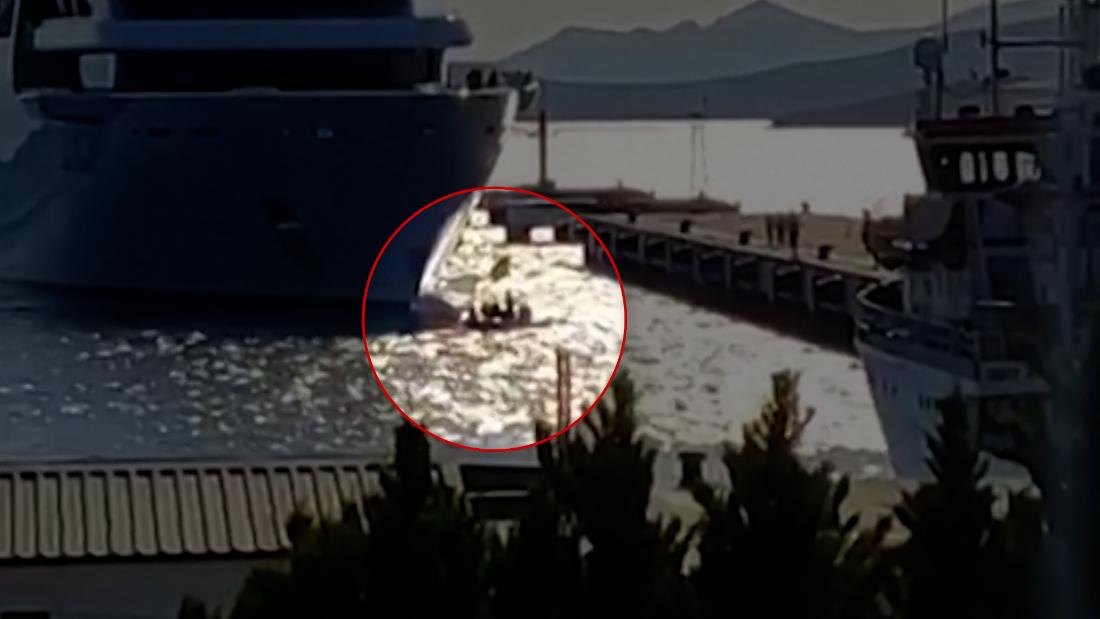 Ukrainian sailors block yacht linked to Russian billionaire – CNN Video