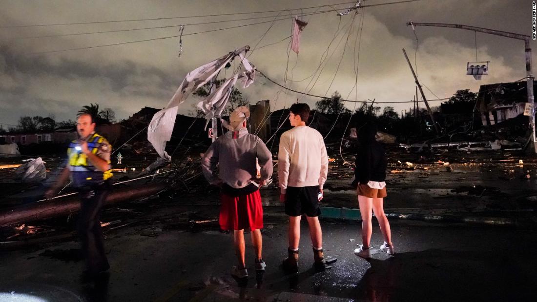 New Orleans tornado leaves one dead, thousands without power