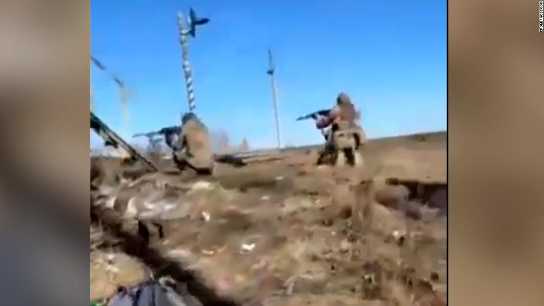 New video shows intense firefight near Kyiv – CNN Video