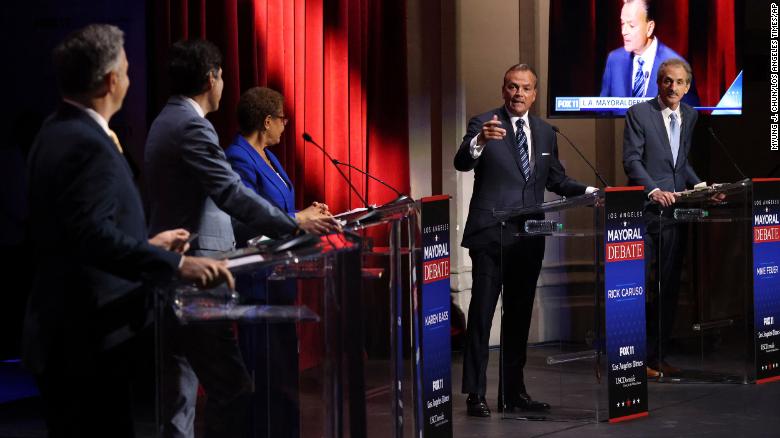Los Angeles mayoral race shows shift in policing debate in heavily Democratic city