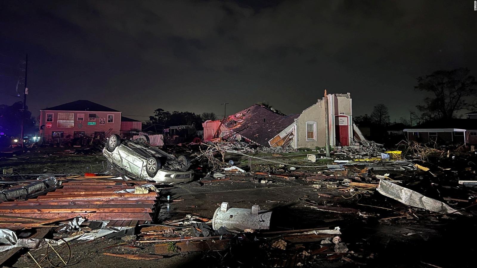 New Orleans-area Tornado: Crews Comb Through Devastated Neighborhoods ...