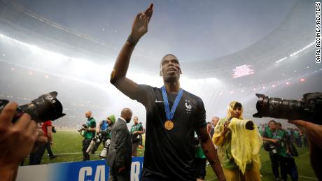 Paul Pogba&#39;s World Cup medal has been stolen from his home.