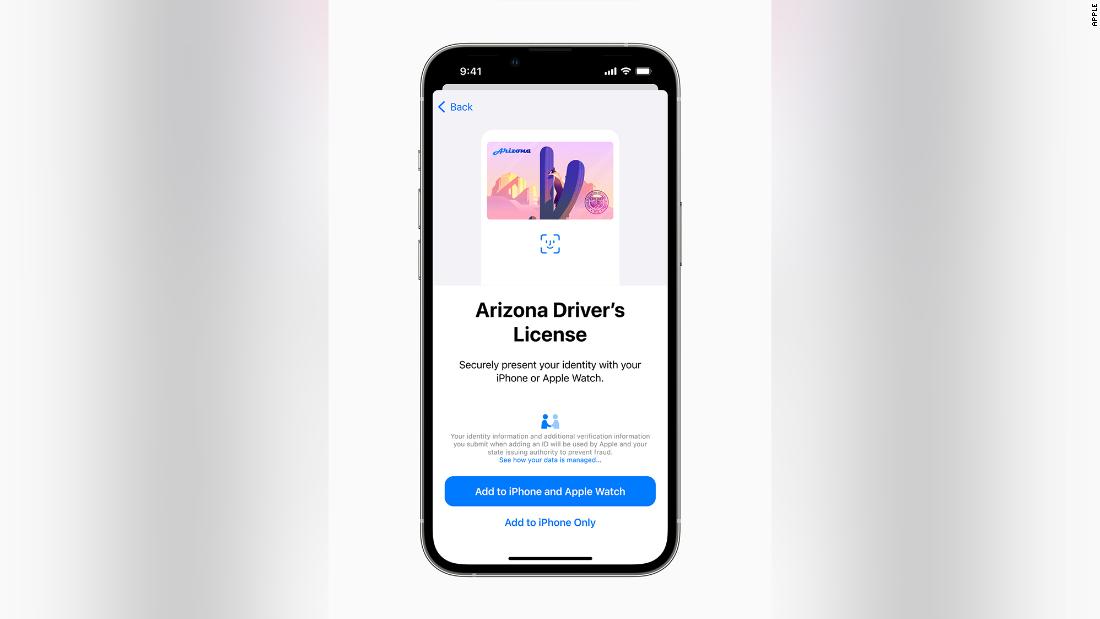 Arizona is the first state to accept digital driver's licenses on iPhones
