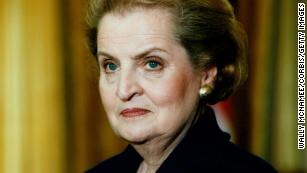 Madeleine Albright, the 64th Secretary of State, was the first female to hold the office and is the highest ranking female government official in the history of the United States. (Photo by © Wally McNamee/CORBIS/Corbis via Getty Images)