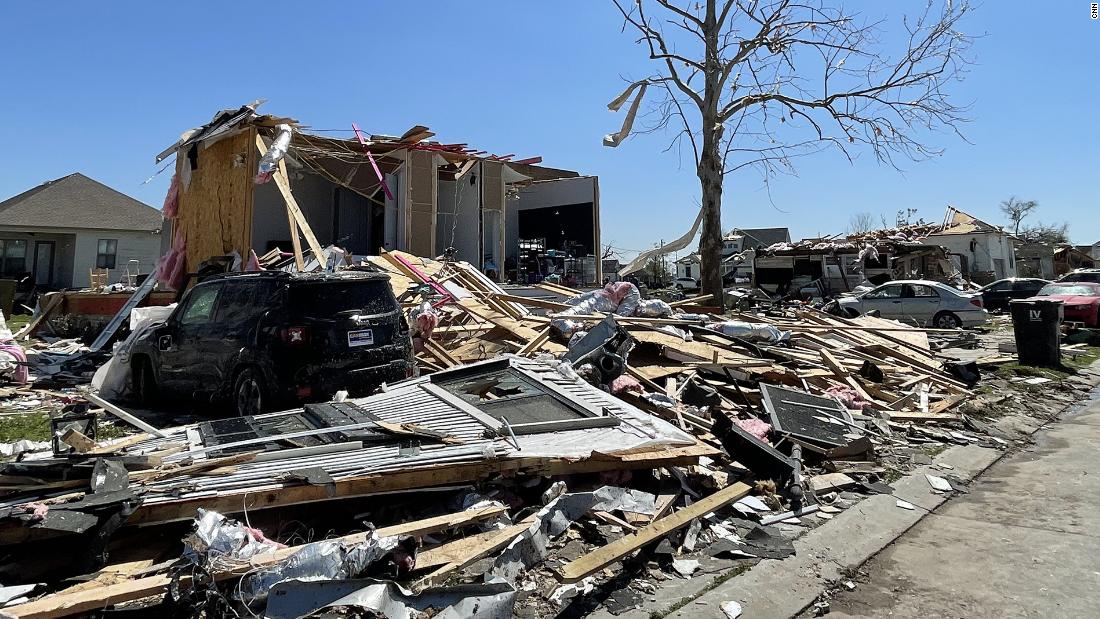 New Orleans-area tornado: Crews comb through devastated neighborhoods ...