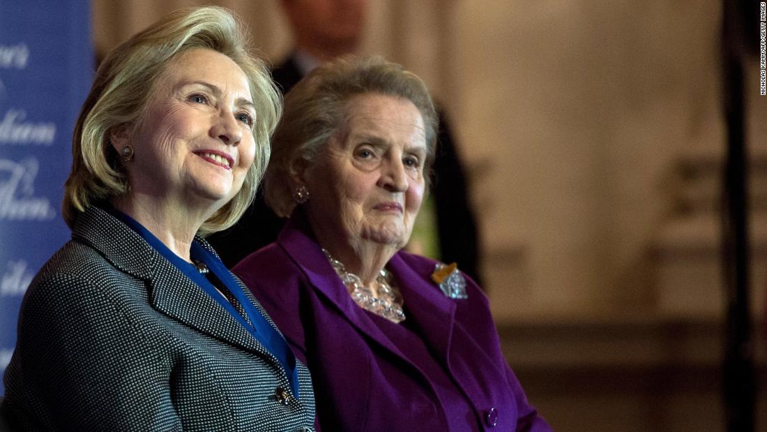 Hillary Clinton: Madeleine Albright 'understood viscerally the value of freedom'