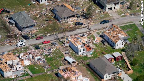 The neighborhood of Arabi, near New Orleans, which was hit hard by an EF-3 tornado on March 23.