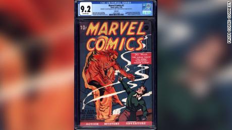 Rare &#39;pay copy&#39; of Marvel&#39;s first comic book sells for $2.4 million