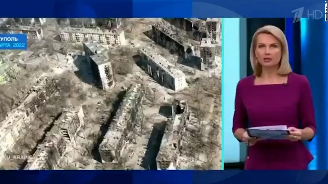 Hear what Russian state TV says about the destruction of Mariupol