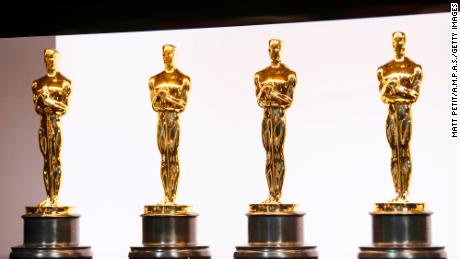 The Oscar statues awarded are solid bronze and plated in 24-karat gold.