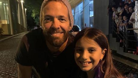 9-year-old Fo Fighters fan Taylor Hawkins met and played with him a few days before he died.