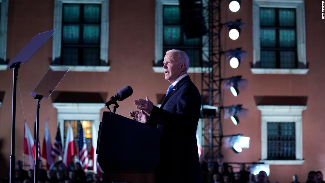 Biden’s off-the-cuff remark on Putin sends shock waves on dramatic final day of trip