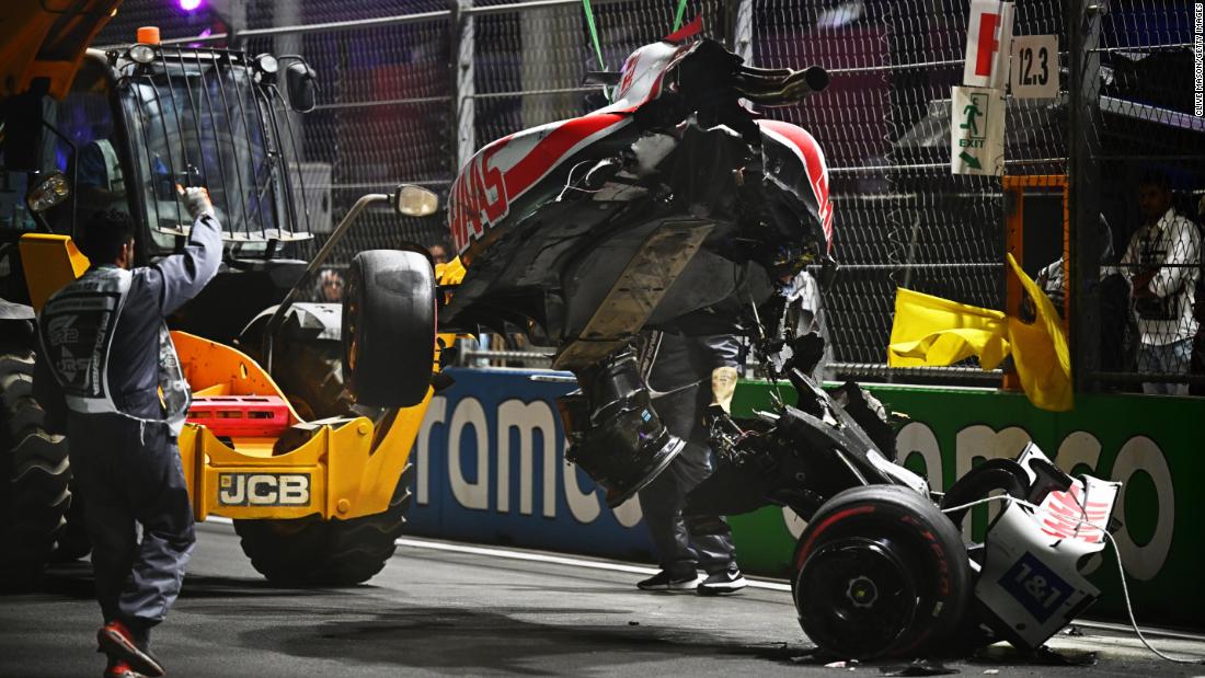 F1 driver Mick Schumacher released from hospital after crash during qualifying of Saudi Arabian Grand Prix
