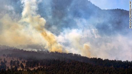 The NCAR fire started Saturday afternoon. 
