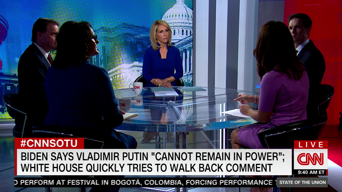 Cnn Panel Debates Was Biden Comment On Putin A Mistake Cnn Video