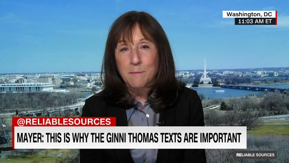 Jane Mayer on the significance of the Ginni Thomas texts – CNN Video