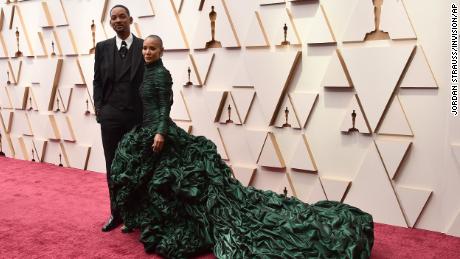 Will Smith and Jada Pinkett Smith arriving at Sunday&#39;s Oscars.