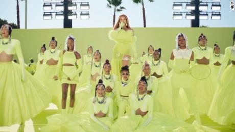 Beyonce performs the Oscar-nominated song 