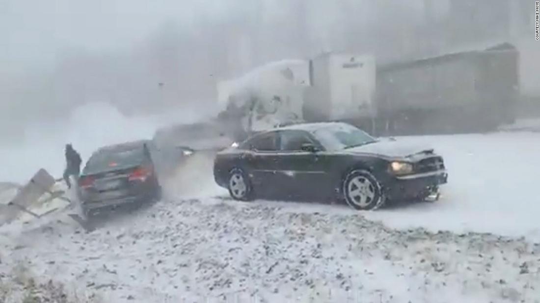 Snow squall causes mass pileup on Pennsylvania highway and sends about 20 to hospitals – CNN