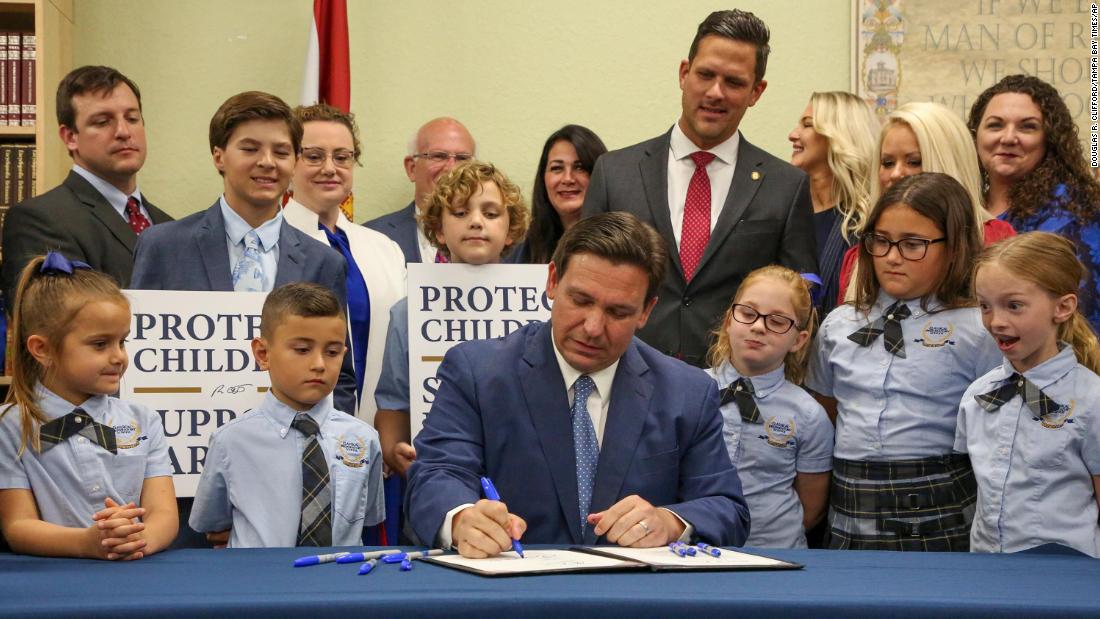 Fact check: Emails show one of DeSantis' stories backing the need for so-called 'Don't Say Gay' law didn't happen as the governor says