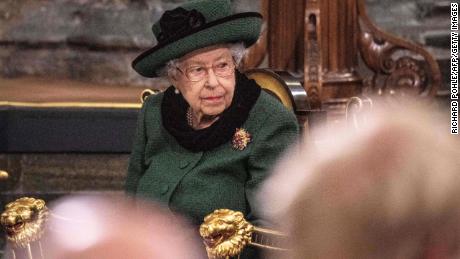 The service was Queen Elizabeth&#39;s first appearance in public since falling ill.