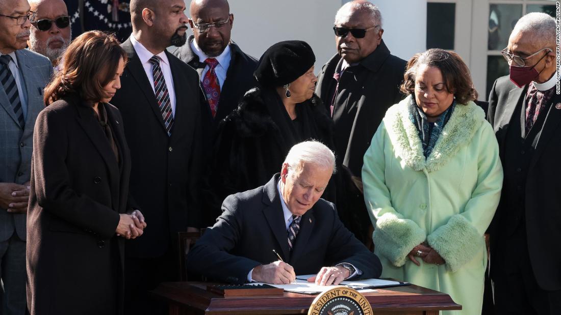 Biden signs bill making lynching a federal hate crime into law