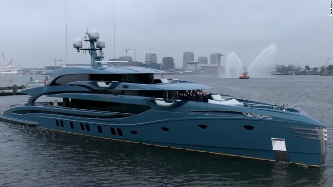 Superyacht believed to belong to Russian oligarch seized  – CNN Video