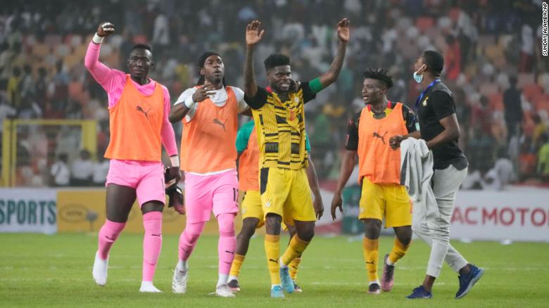 Fans storm onto the pitch as Ghana earns World Cup berth over Nigeria