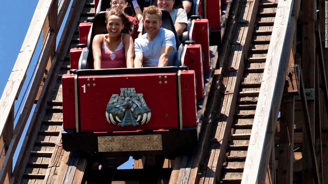 The Beast, roller coaster kayu terpanjang di dunia, semakin panjang