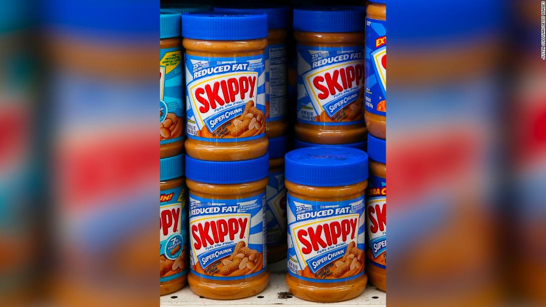 Hormel is recalling 161,692 pounds of Skippy peanut butter