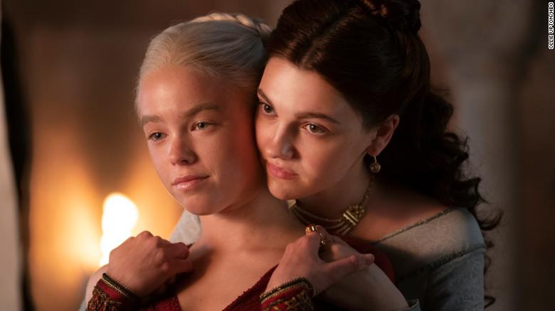 Milly Alcock as young Rhaenyra and Emily Carey as the young version of her best bud Alicent in &quot;House of the Dragon.&quot;