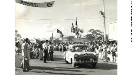 The 1959 Coronation Rally, a precursor for the East African Classic Rally which first took place in 1953.