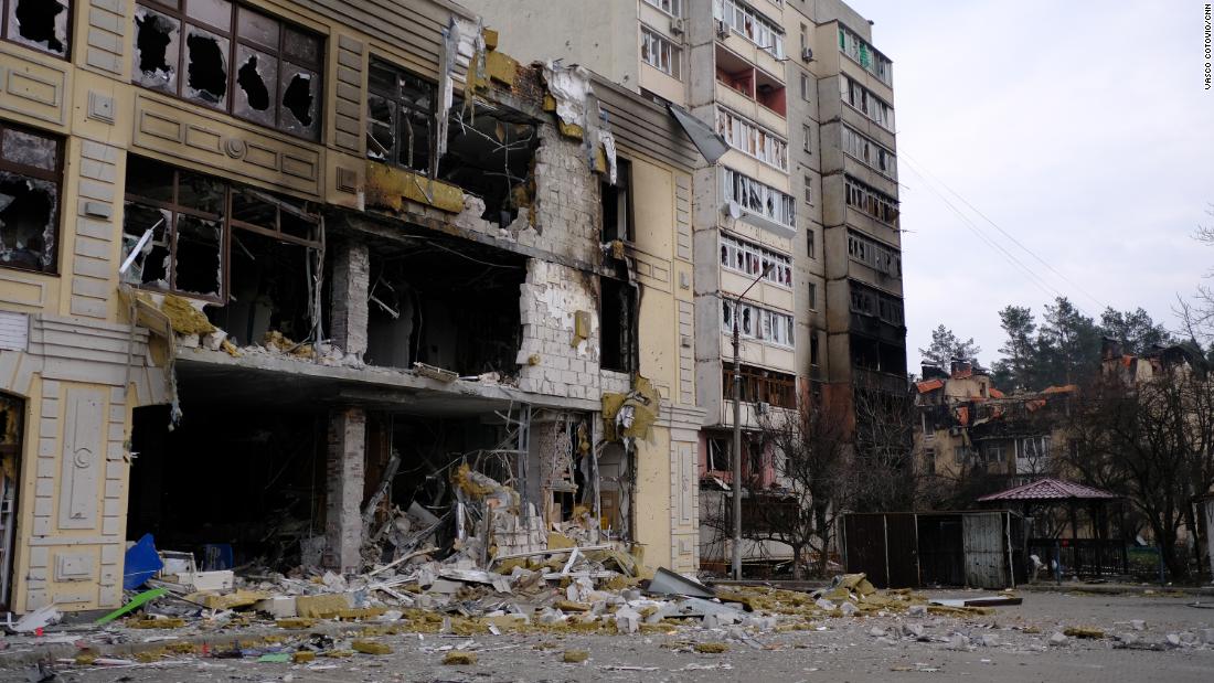 Irpin: Die Ukrainer eroberten Irpin von den russischen Invasoren zurück.  Aber es ist eine Stadt, die jetzt in Trümmern liegt