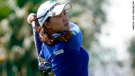 Minjee Lee shares an early lead with Jennifer Kupcho following the opening round of the Chevron Championship.