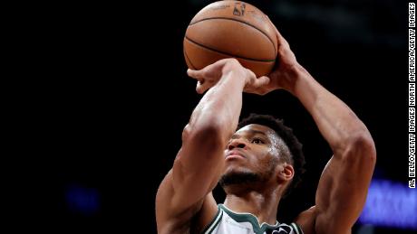 Giannis Antetokounmpo became the Bucks&#39; all-time franchise top scorer on Thursday against the Brooklyn Nets.