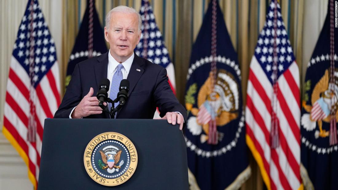 Biden says ‘major war crimes’ being discovered in Ukraine after he announces new sanctions on Russia – CNN