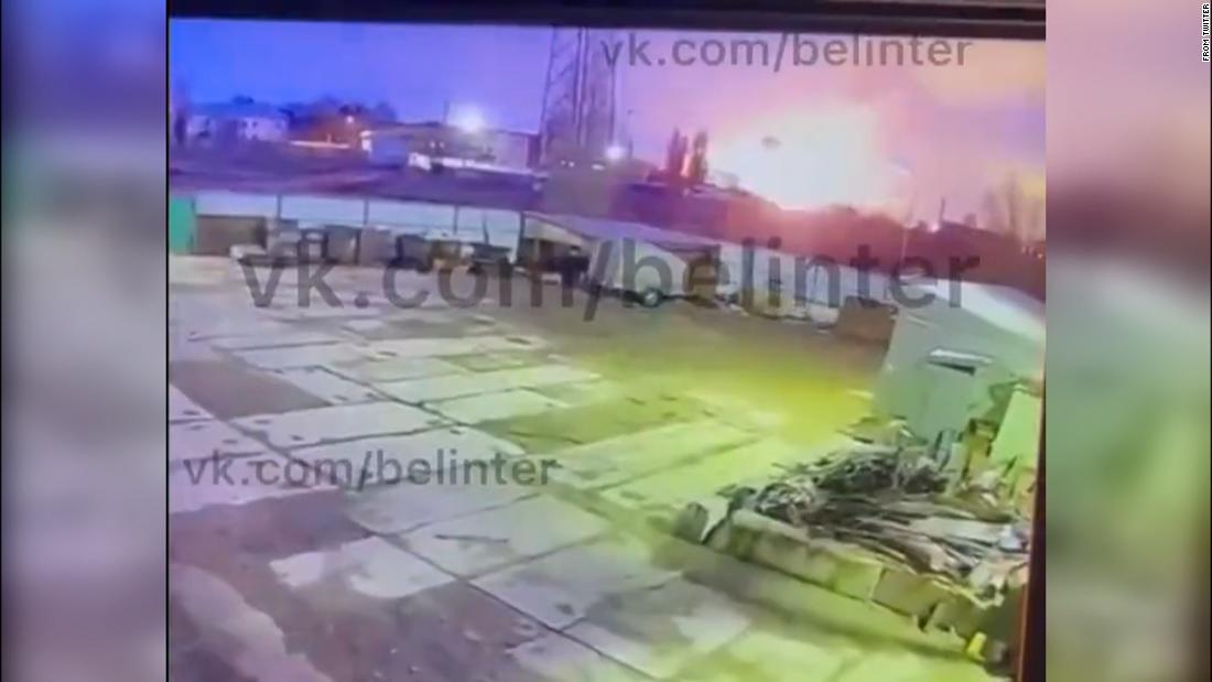Belgorod attack: Video shows helicopters attacking fuel depot inside Russia – CNN Video