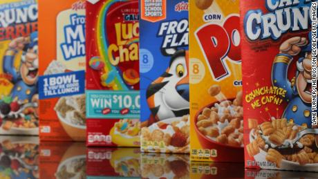Characters have lined the cereal section of supermarkets for decades. 