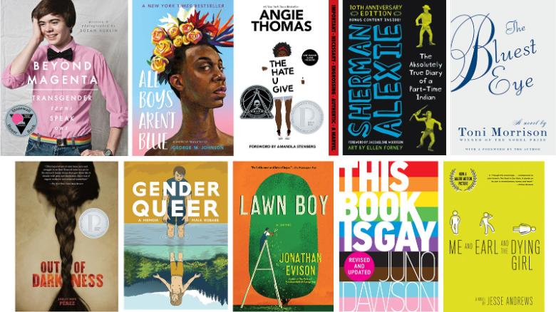 Books about LGBTQ and Black people were among the most challenged books in 2021