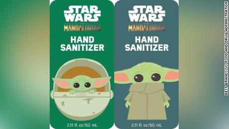 Hand sanitizers featuring &quot;baby Yoda&quot; from Disney&#39;s The Mandalorian were recalled due to the presence of benzene, a carcinogen.